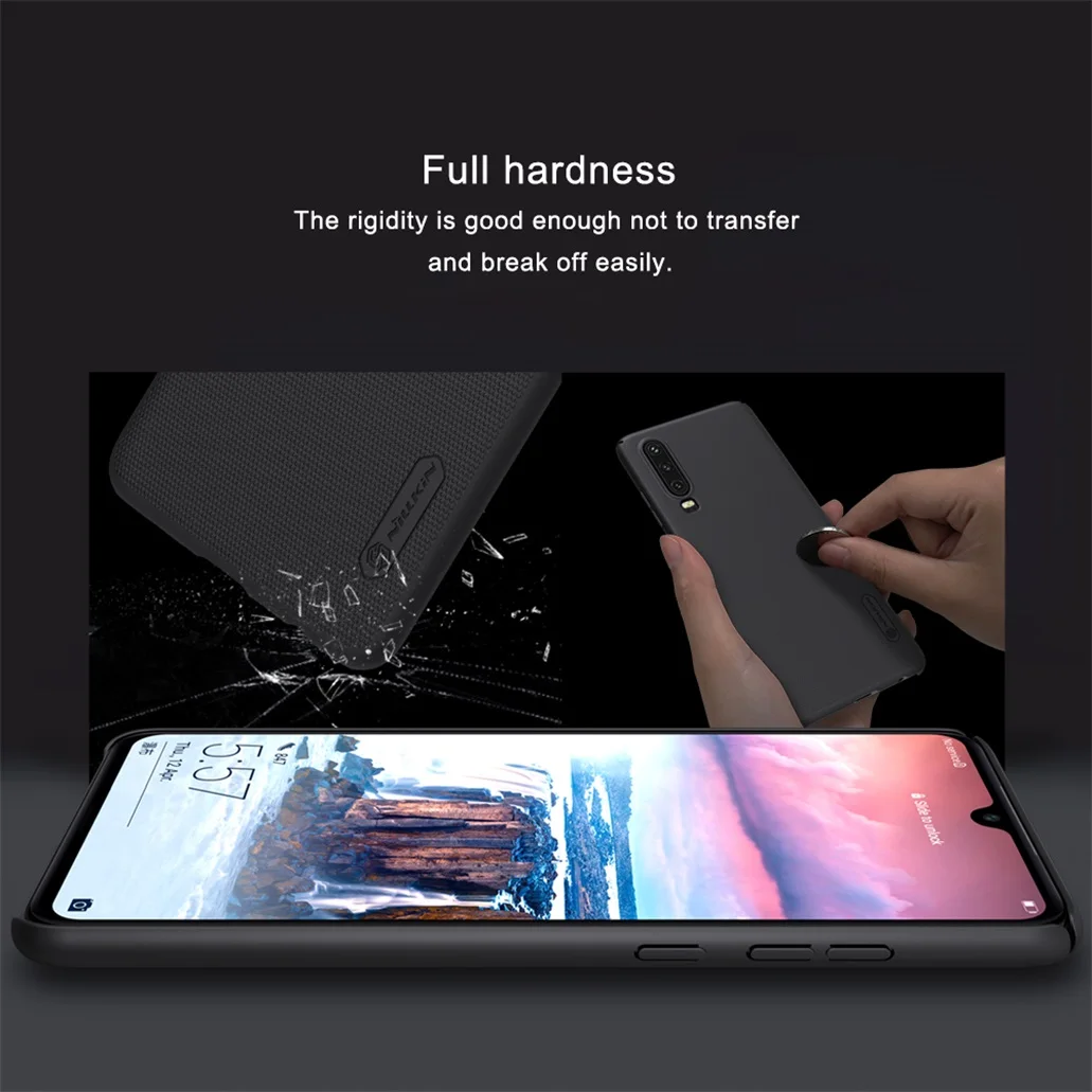 Чехол Nillkin для Huawei P20 P30 Pro жесткий матовый чехол-накладка из поликарбоната Lite Nova 4e |