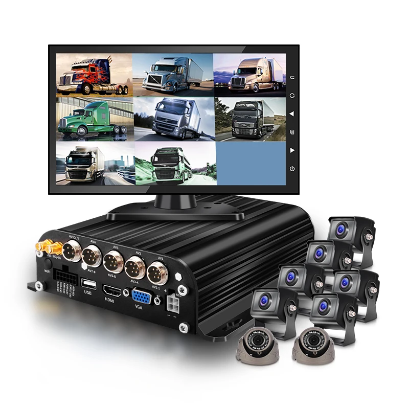 

8-канальный 2T HDD MDVR видеорегистратор для вождения автомобиля такси грузовика автомобиля мобильный видеорегистратор DVR 4G + GPS