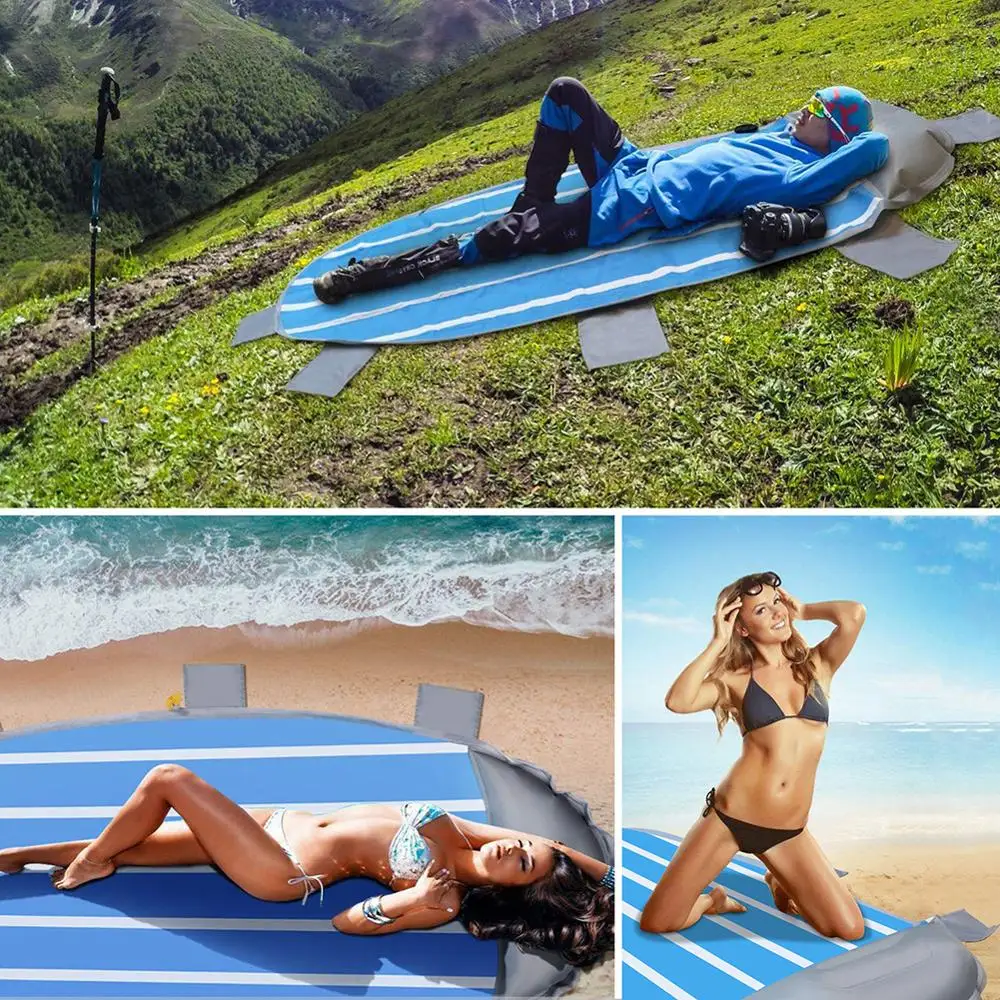 Водонепроницаемая пляжная подстилка наружный портативный коврик для пикника и