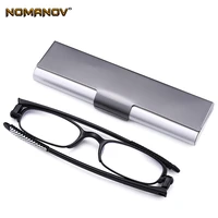 nomanov tr90 black frame comfortable rotating folding ultra thin reading glasses 0 75 1 5 1 75 2 2 25 2 5 2 75 to 4
