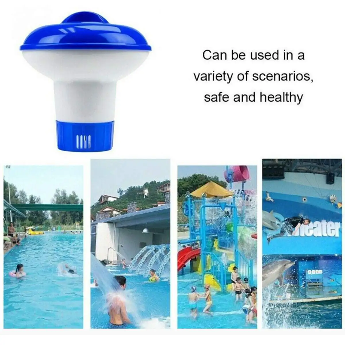 100 г таблетки для чистки бассейна w дозировщик очищает воду дезинфицирует хлорные