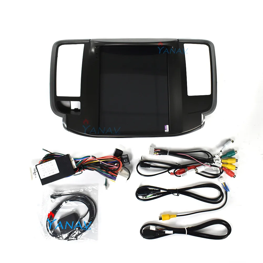 

tesla vertical screen car radio stereo receiver for-Nissan teana Cedric 2008-2012 car video GPS navigation multimedia MP3 player
