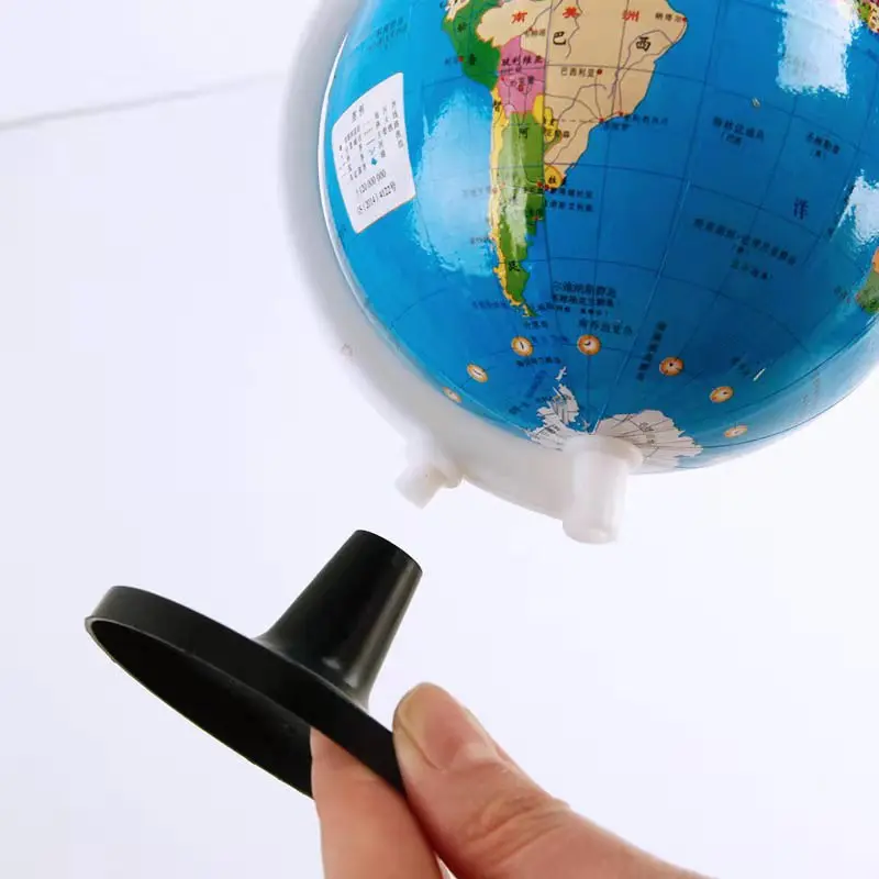 Пластиковые цветные географические шары китайское английское обучающее