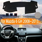 Коврик для приборной панели автомобиля, для Mazda 6 GH 2008 2009 2010 2011 2012 2013, защита от светильник