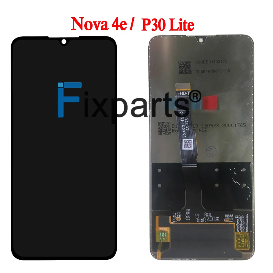 Для Huawei P20 Lite LCD P30 LDisplay сенсорный экран дигитайзер сборка для p30 Lite/Nova 4E P40 Nova 6SE