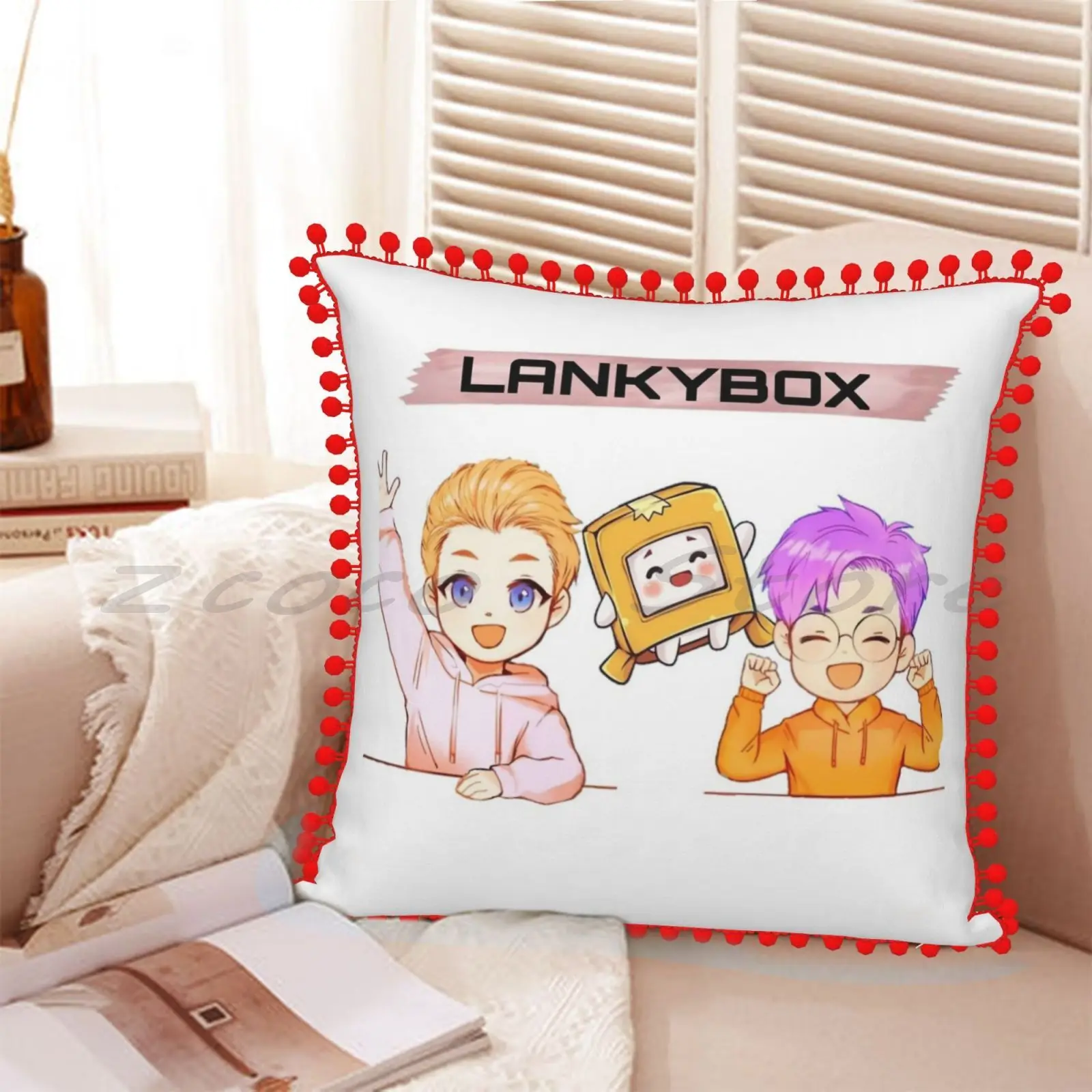 Персонализированный Чехол Lankybox с рисунком сделай сам плюшевая льняная бархатная