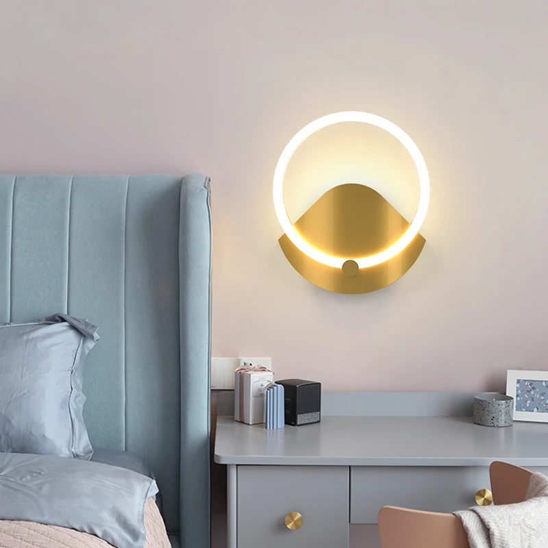 

New design black/gold LED Wall Lights bathroom light bedroom lamp Indoor Wall Lamp Modern Home Lighting Wall Mounted wandlamp