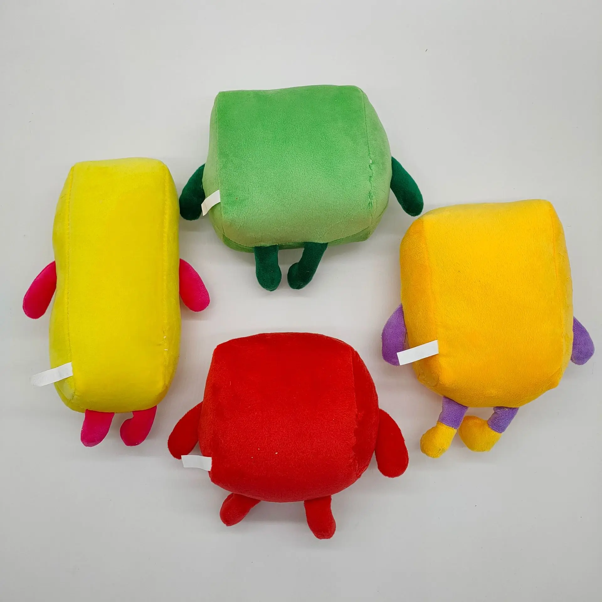 4 unids/set Numberblocks juguetes de peluche N&uacute;mero de peluche Serie de Televisi&oacute;n y pel&iacute;cula juguete educativo de dibujo animado regalo de los ni&ntilde;os-4