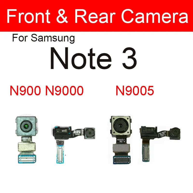 Cámara principal delantera y trasera para Samsung Galaxy Note 3 Note3 N900...