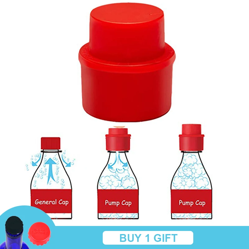 Вакуумная пробка для газировки кухонный колпачок свежести вина нагнетающий