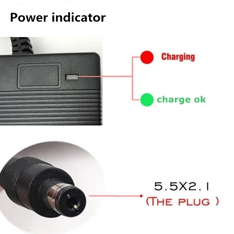 16 8v 10a polymer lithium battery charger 100 240v 5 5mm2 1mm portable charger euauusuk plug for electric bike free global shipping