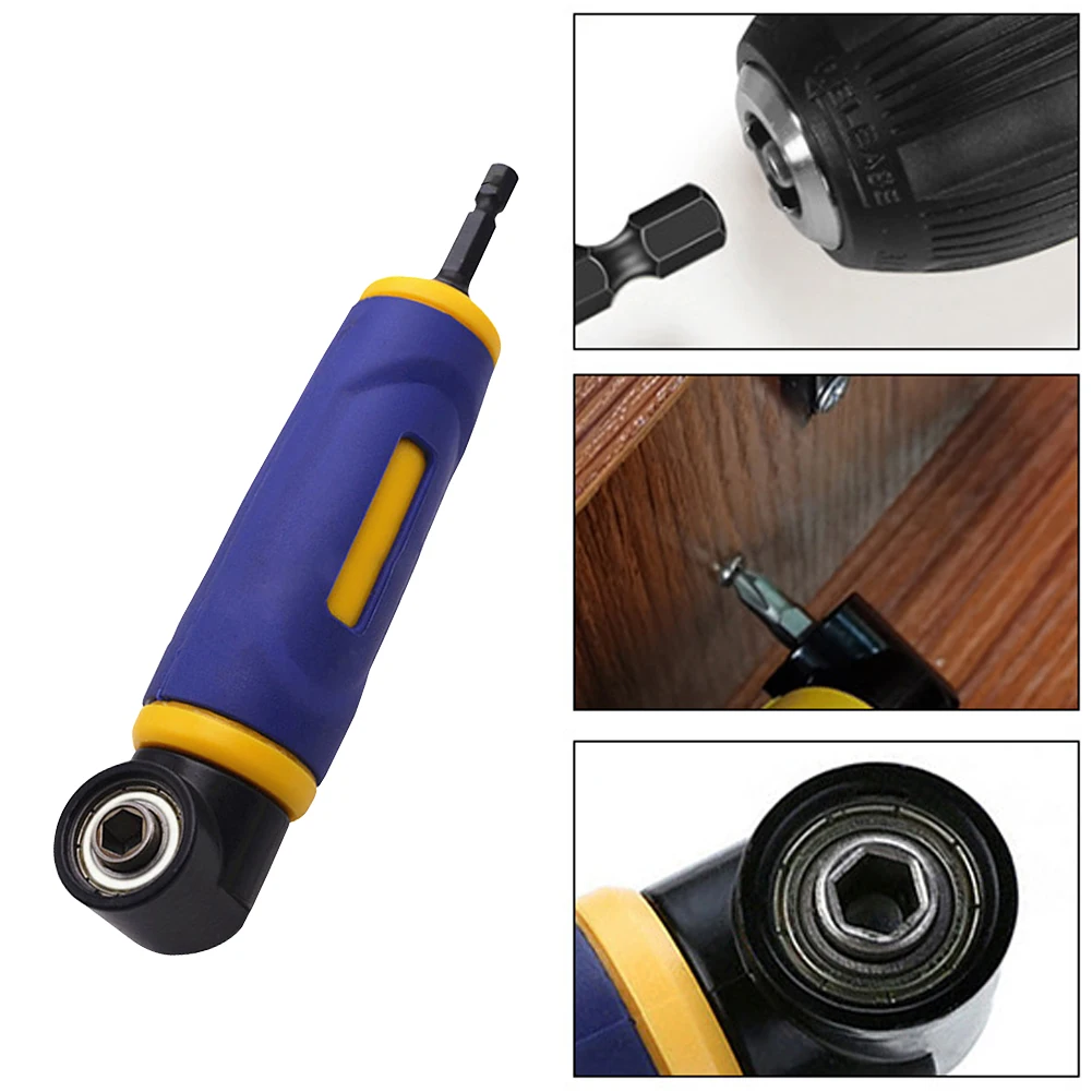 Lock Easy Release Angle Adapter Screwdriver Accessory Bits Universal Electric Drill Corner 90 Degree Tool Chuck Extension | Инструменты