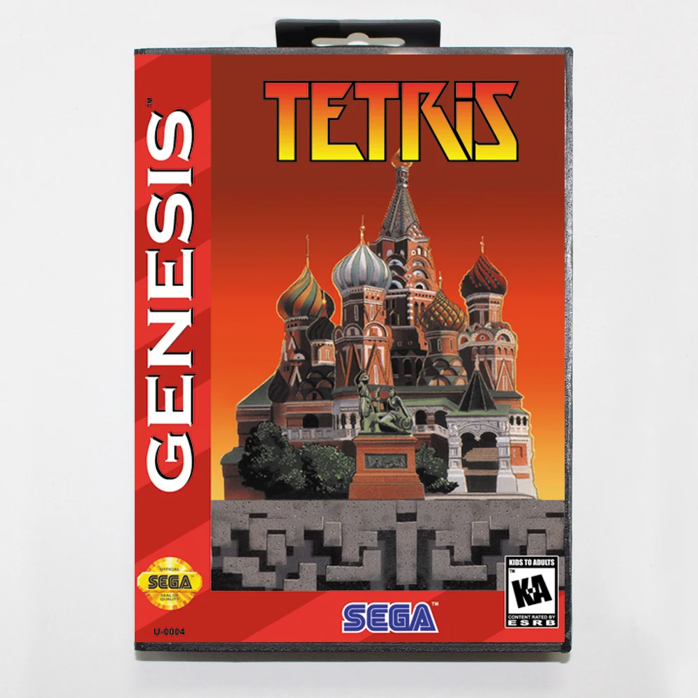 

Tetris 16bit MD Game Card For Sega Mega Drive/ Genesis with Retail Box