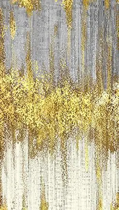 Лот стиль на выбор абстрактные синие золотые точки Художественная печать