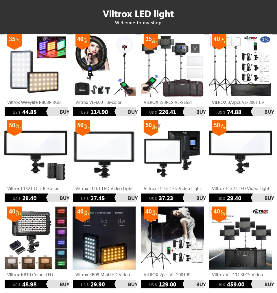 VILTROX 3/2 шт. VL-400T 40 Вт светодиодный видео светильник двухцветная лампа с регулируемой яркостью беспроводное дистанционно управляемое освещение комплект+ 7" светильник стенд опорное освещения для студийной съемки
