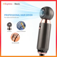 800w leafless strong wind hair blower dryer professional hair dryer quick drying hot cold wind negative ionic hammer blower
