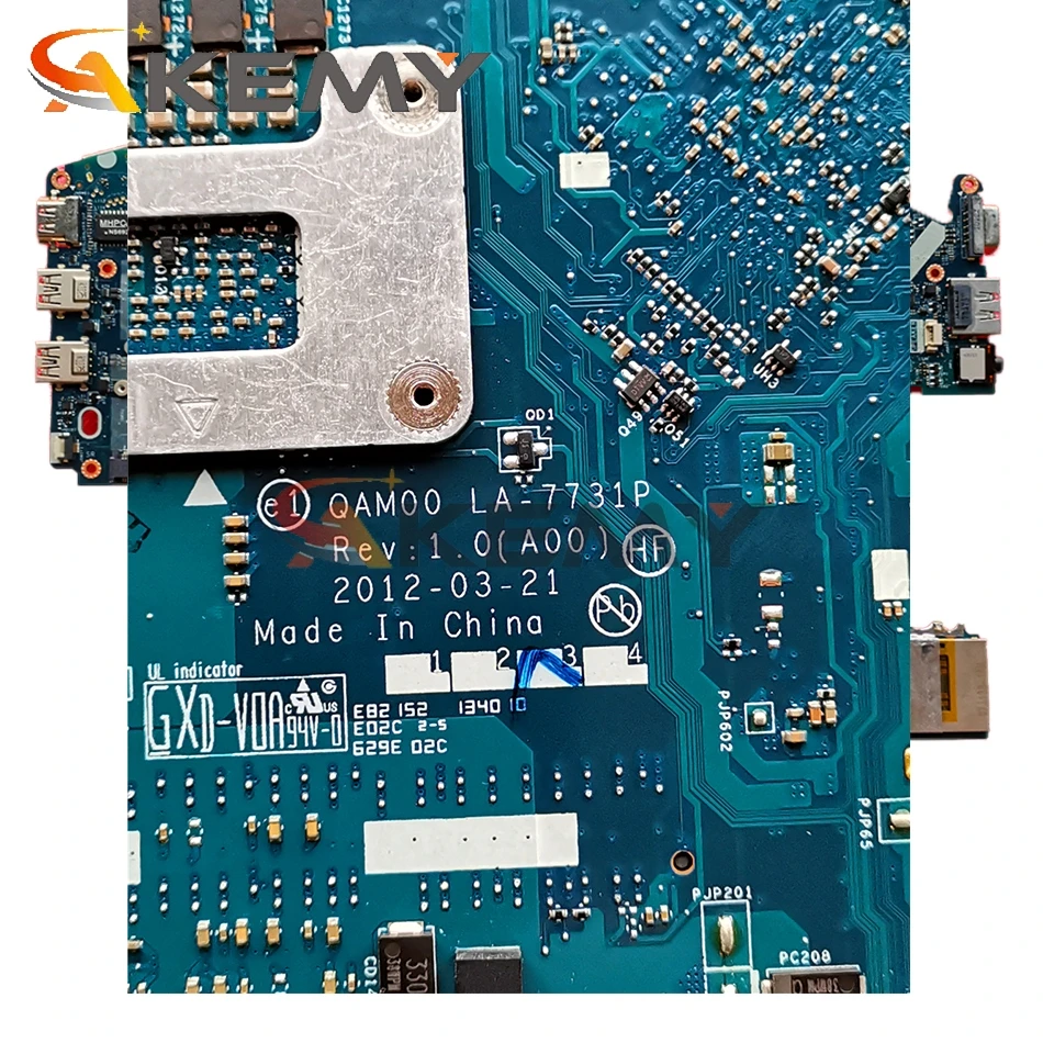 Akemy 0PR83X PR83X для DELL E6230 Материнская плата ноутбука LA-7731P I5-3320M DDR3L тестирование |