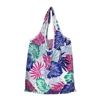 new women shopping bags special purpose bags print flower cloth polyester washable colorful tote bag ladies 2020