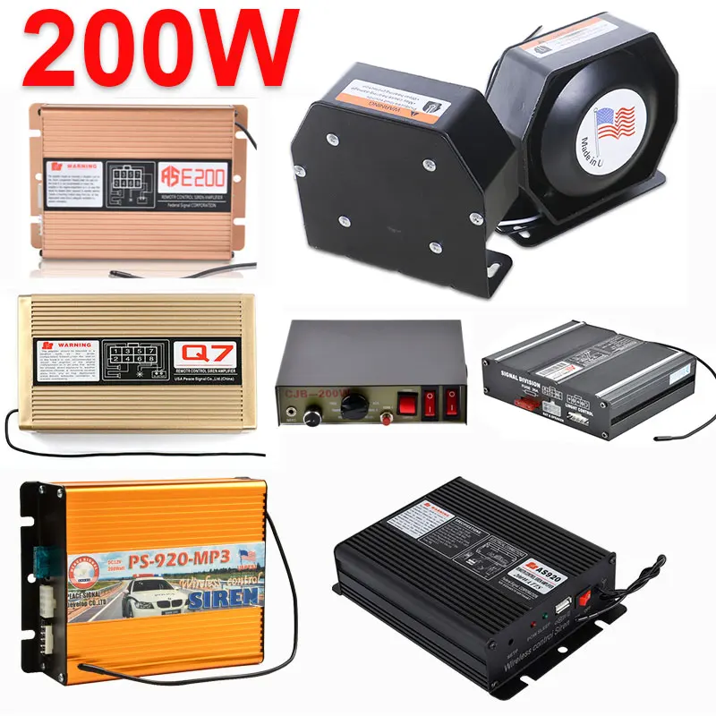 Автомобильный многотональный & клаксон рога для полиции скорой помощи пожарная