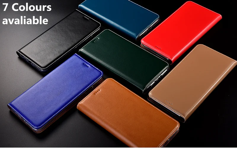 

Luxury Genuine Leather Magnetic Holster Card Holder Phone Case For Sony Xperia XA1 Cases For Sony Xperia XA1 Plus Flip Case Capa