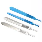 Держатель лезвия ручки ножа из нержавеющей стали, титановая ручка хирургического ножа, ручка инструмента для косметической хирургии