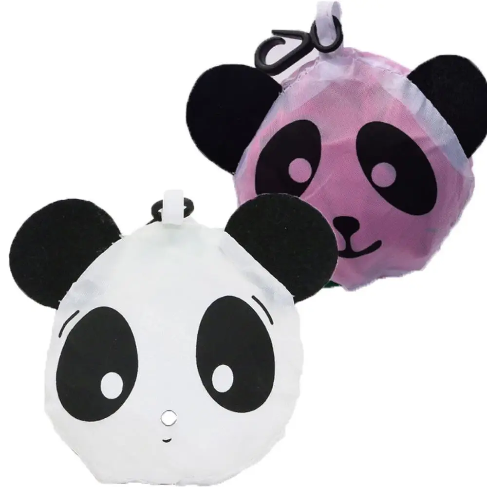 panda Random Складная сумка для покупок в форме Милого Животного, собаки, панды, Дамская Складная многоразовая сумка-тоут, переносная дорожная сумка для покупок - Цвет: panda Random