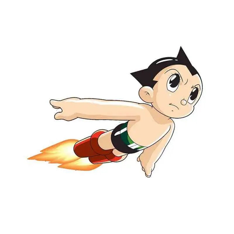 

13cm x 13cm For Astro Boy Car Stickers And Decals Suitable For VAN RV Occlusion Scratch Waterproof Graffiti Sticker