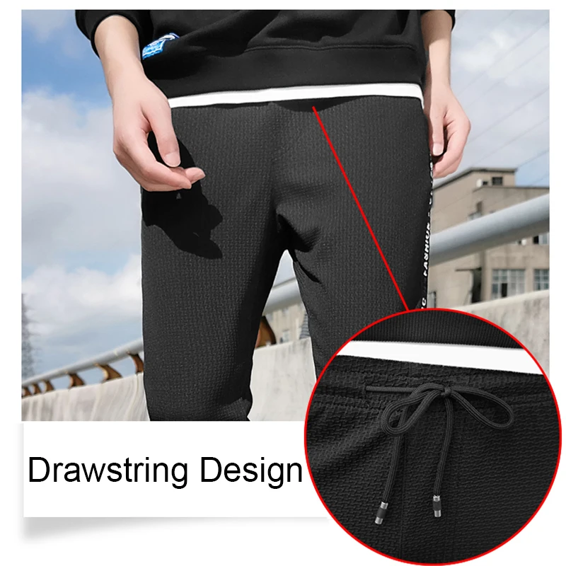 Новинка весны 2020 уличная одежда длиной до щиколотки спортивные штаны для мужчин