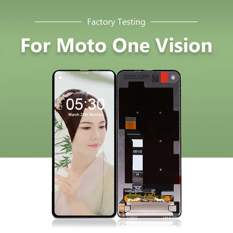 Для Motorola Moto One XT1941 ЖК дисплей сенсорный экран дигитайзер для Vision XT1970 P50 в сборе с