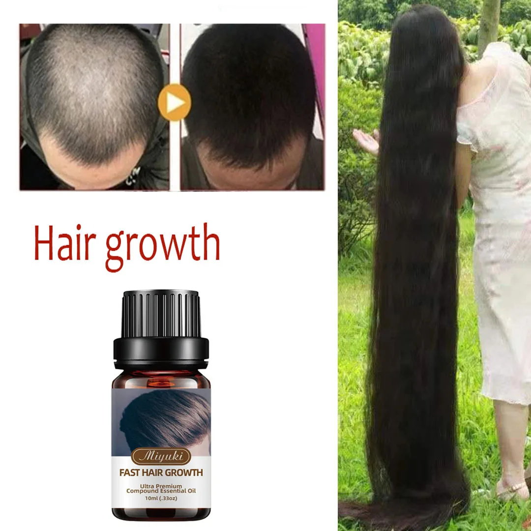 

10ML Effective Hair Growth Serum Fast Thick For Hair Prevent Hair Loss Damaged Hair Repair Natural Moisturize Hair Care Products