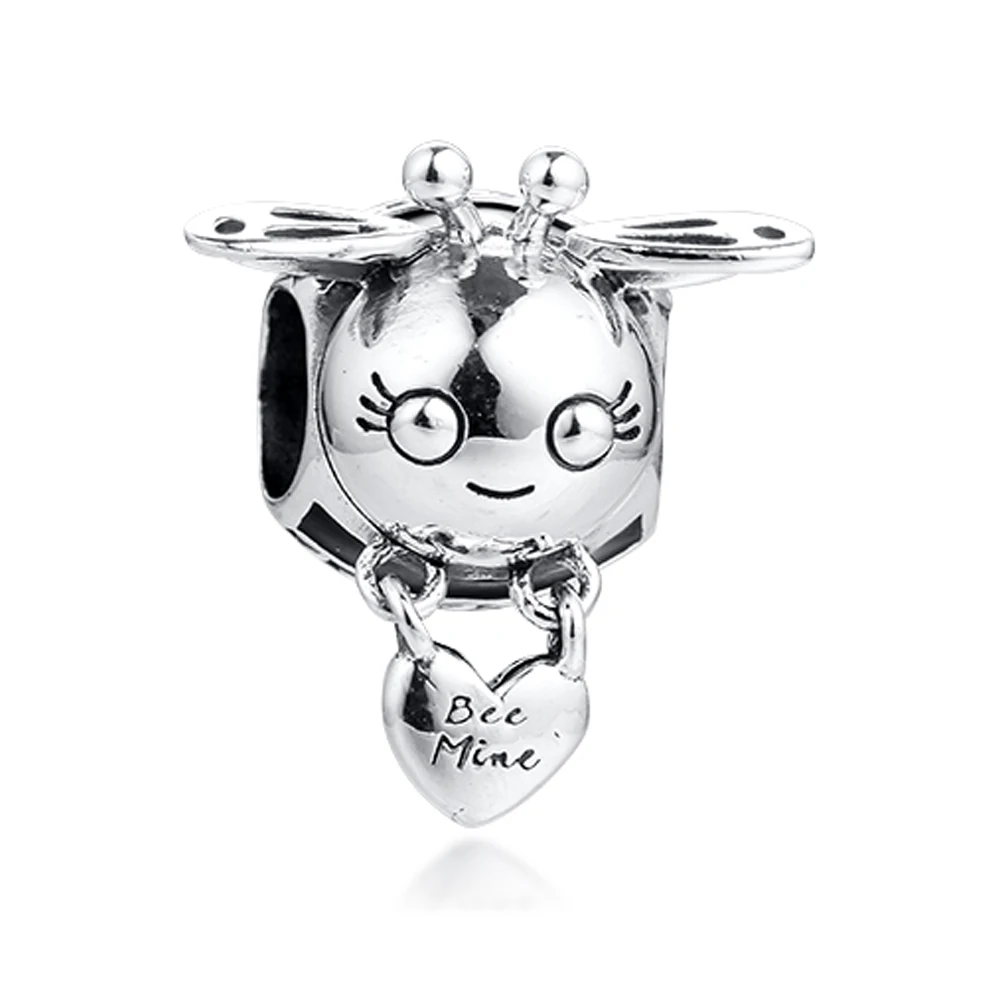QANDOCCI 2020 Весна Новый подходит для браслета Pandora 925 Стерлинговое серебро милая
