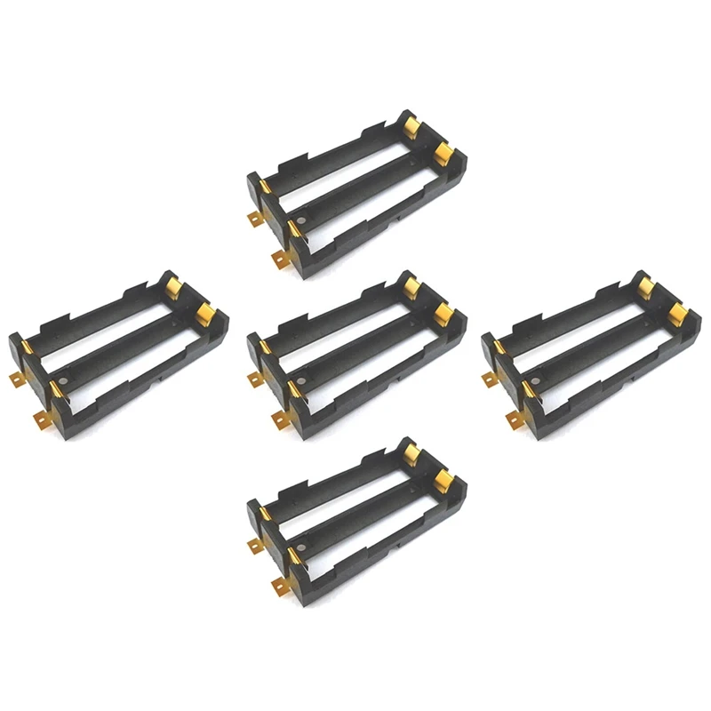 

5 шт./лот 18650 Держатель аккумулятора SMD 18650 Коробка для хранения аккумуляторов с Латунными Штифтами