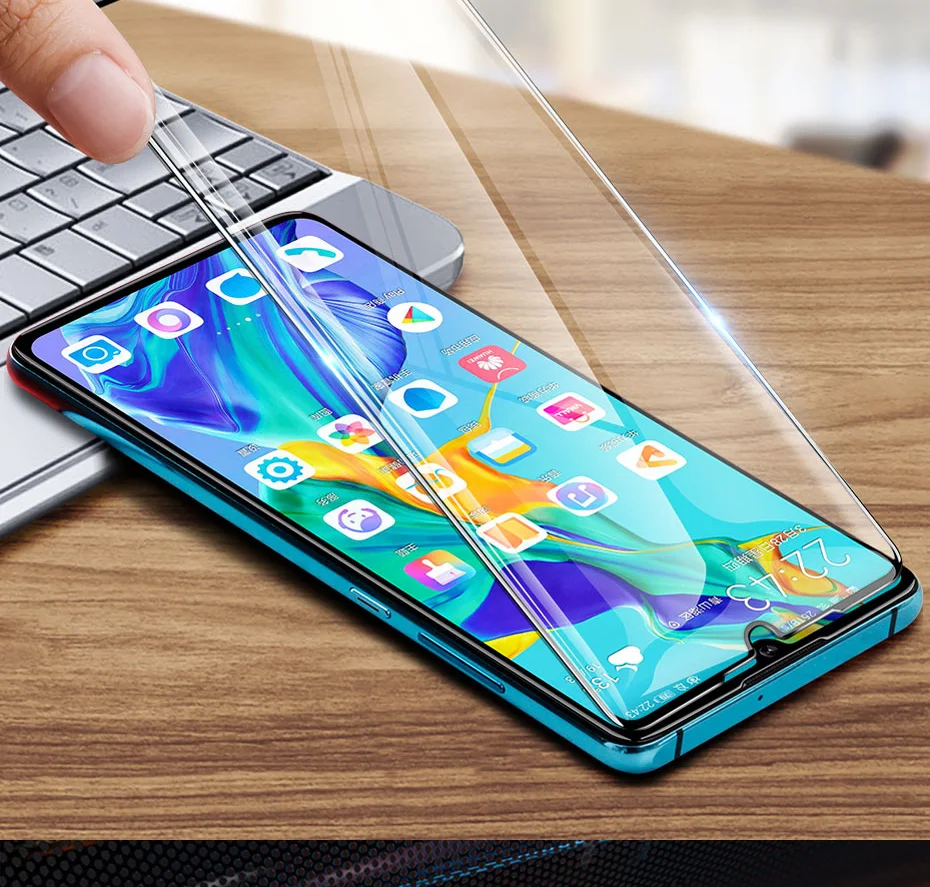 2 в 1 Гидрогелевая пленка и закаленное стекло для huawei p30 p20 lite p smart Защита экрана для huawei mate 20 30 p30 pro стекло