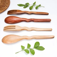 spoon fork kitchen cooking dining soup tea honey coffee natural wood utensil tools soup teaspoon tableware