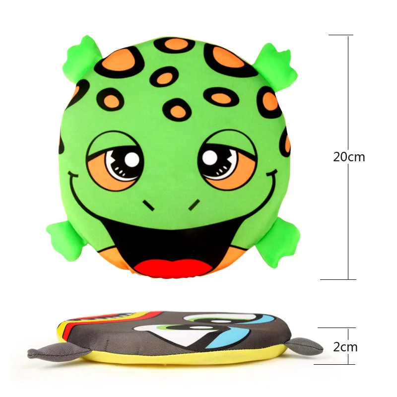 

Flying Saucer Kids Toy Flying Discs circular soft Safety Creative Frisbwe disc game parent-child interactive Outdoor sport toys