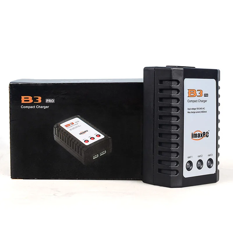 Балансное зарядное устройство imaxRC B3 Pro Компактное для 2S 3S 20W литиевая и LiPo батарея