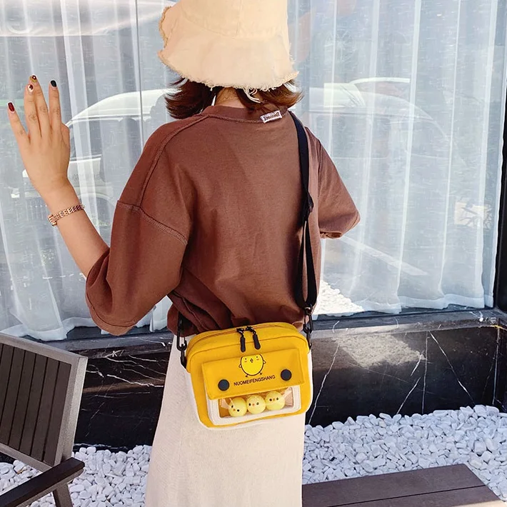 

Yuhua 2020 new fashion women handbags, simple canvas messenger bag, trend korean version bag, casual woman shoulder bags.