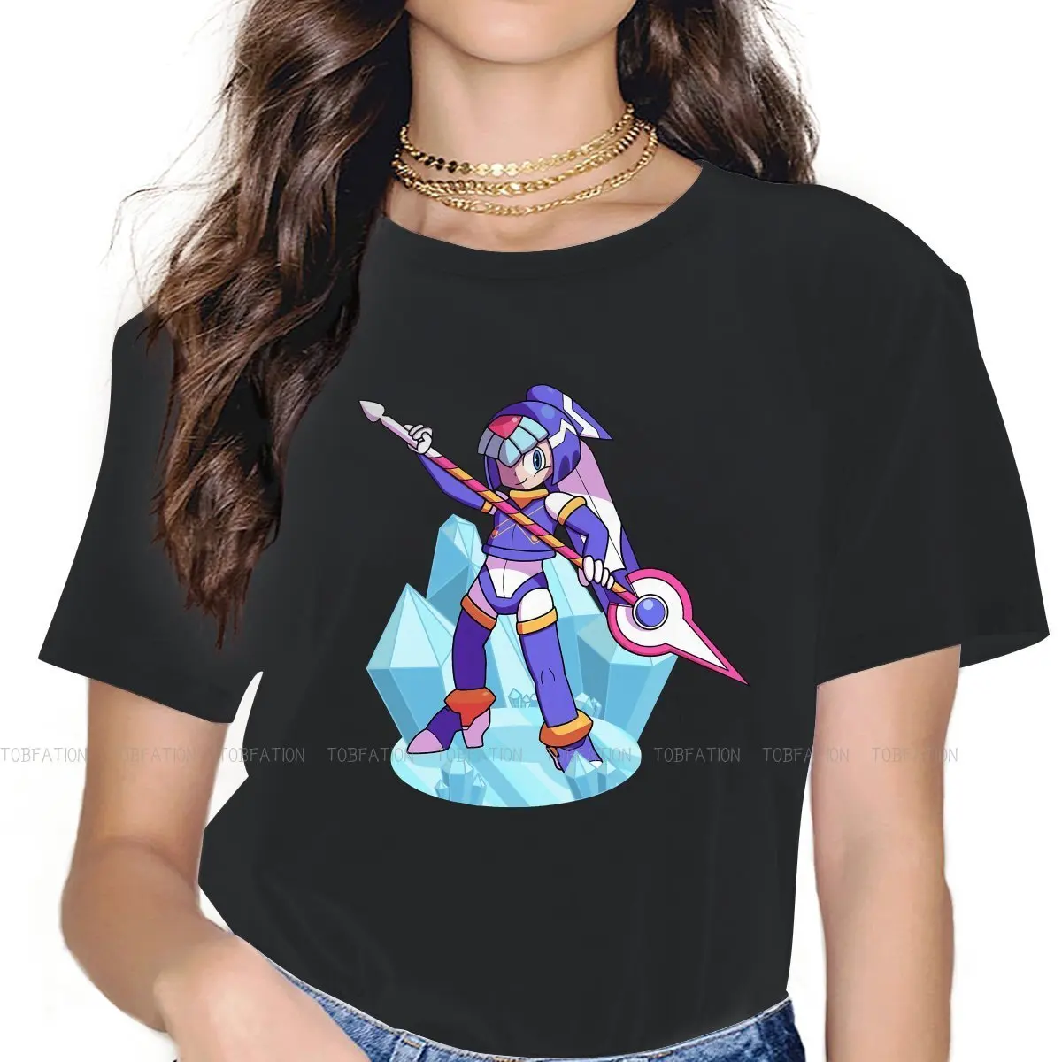 

Fairy Leviathan Unique TShirt for Girl Mega Man Rockman Rokkuman Humanoid Robot Hip Hop 5XL T Shirt Stuff Ofertas