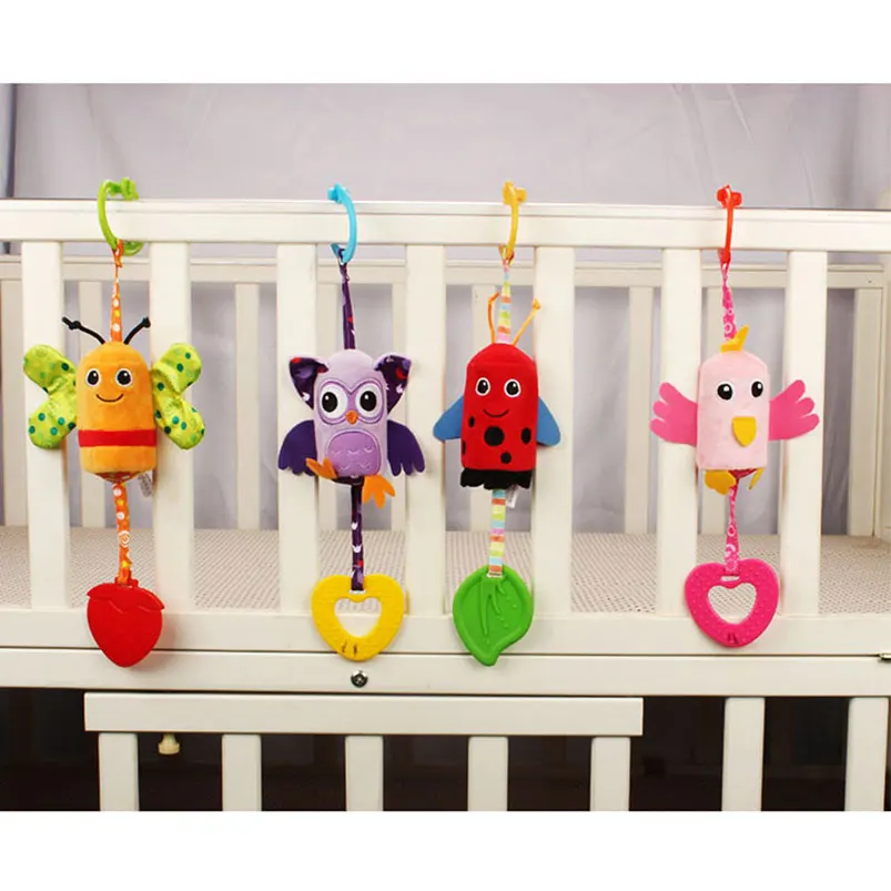 33 см игрушки Погремушка ветер колокольчик детская коляска Прорезыватель висящий