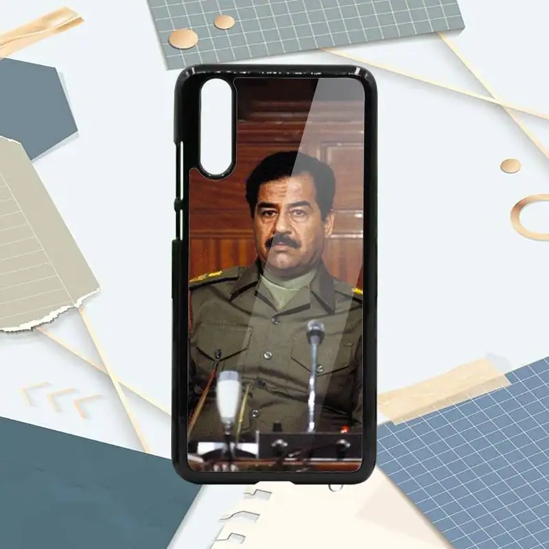 

Saddam Hussein Iraq Phone Case PC For Samsung galaxy S note 8 9 20 10 e lite2019 plus pro ultra