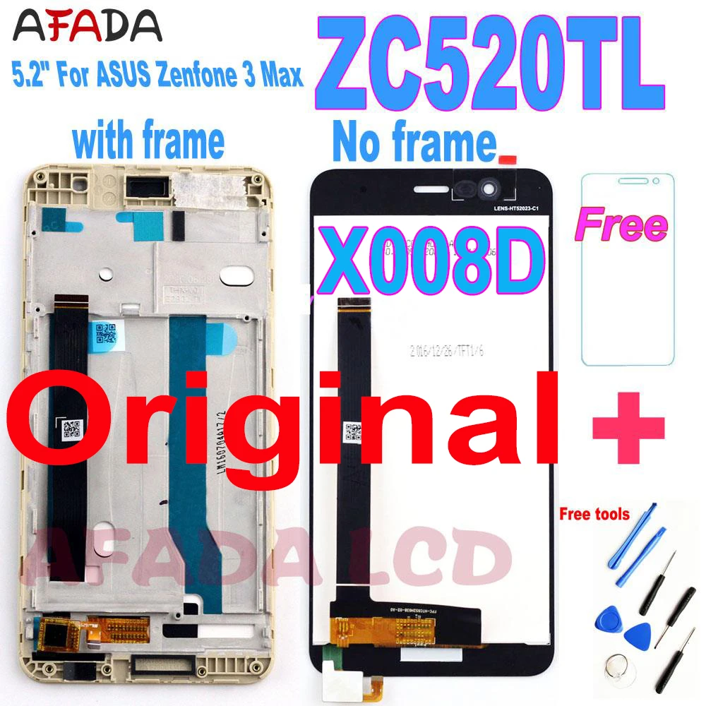 ЖК-дисплей 5 2 дюйма для ASUS Zenfone 3 Max ZC520TL X008D сенсорный экран с дигитайзером в сборе