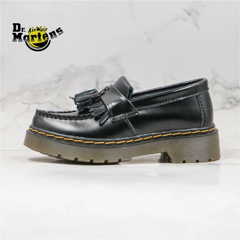 

Dr.Martens Women's 1461 Fringe Office Casual Genuine Leather Doc Martin Shoes Female Ladies Slip-On Elegant Tassel Leisure Shoe