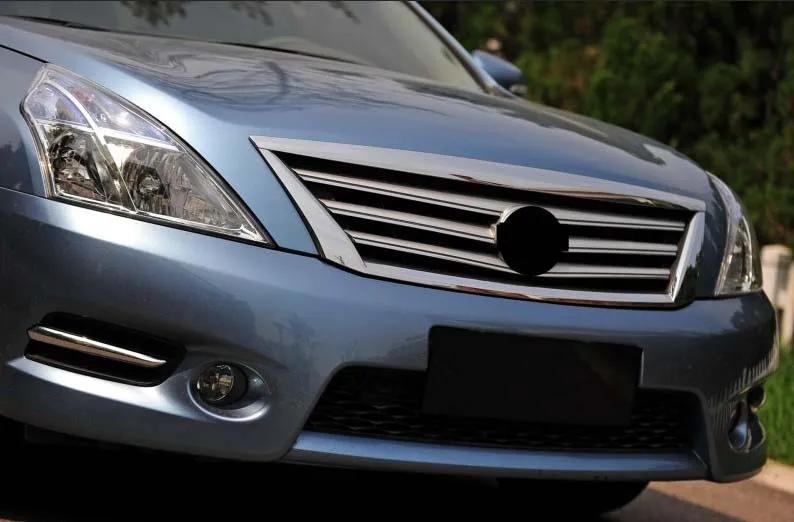 Хромированная передняя решетка радиатора рамка Накладка для Nissan Altima Teana 2011-2012 1