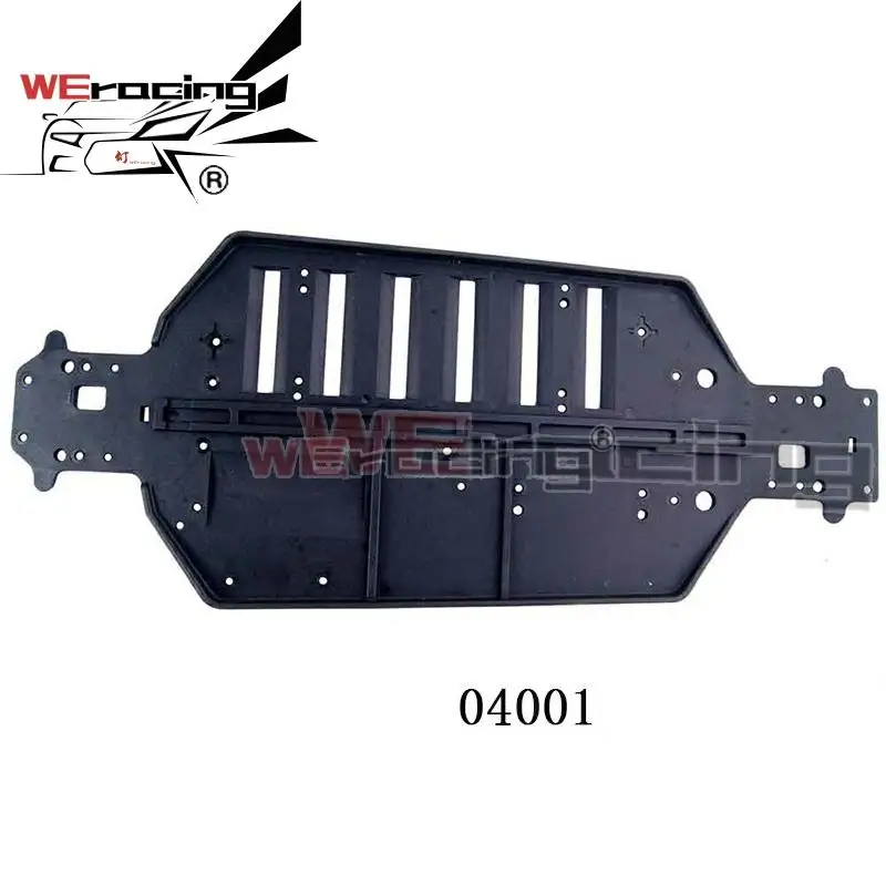 

RC car 1/10 HSP 04001 Plastic Chassis For RC 1/10 Off-Road HSP Original Parts,For a variety of models