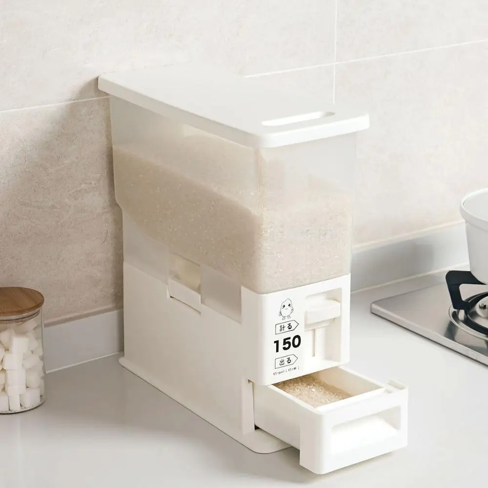 Автоматическое кухонное ведро для хранения риса влагостойкая герметичная