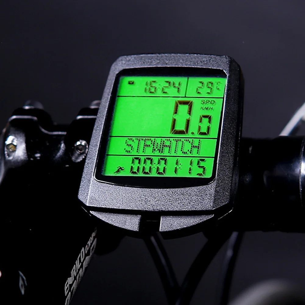 

Bicycle and Tricycles Speedometer Wireless Waterproof Cycle Bike Car Code Table with 2.1 inch LCD Display B2Cshop