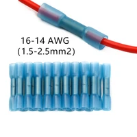2550pcs blue heat shrink butt terminals insulated electrical wire connectors 16 14 awg cable crimping terminals connector