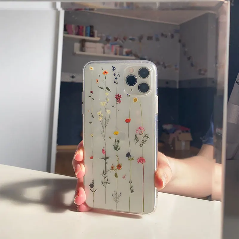 

Summer Floral Phone Case For iphone 12 11 Xs max Xr Xs6 6s 7 8 plus Soft TPU Back Cover