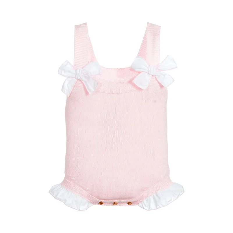 Летняя коллекция 2020 года Одежда для новорожденных девочек модные трикотажные