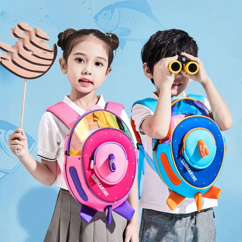 Baby Boy Airplane Schoolbag Children Backpack Hard Shell Blue Pack Mini Cartoon Spaceship Bookbags Lovely Kids Kindergarten Bag